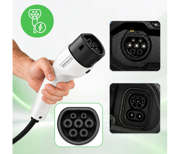 Zenwire Ładowarka do Samochodu Elektrycznego EV 11KW 16A Typ 2 7m - 1604677 - zdjęcie 5
